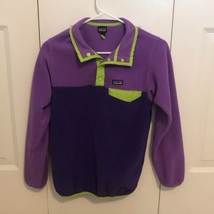 Patagonia Girls Lightweight SnapT Fleece Pullover
